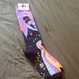 Colorful Graphic Crew Socks